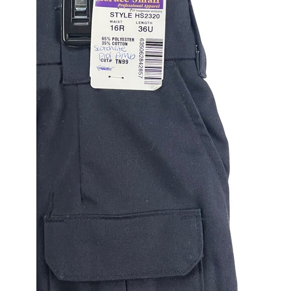 Horace Small Tactical Professional Cargo Work New Pants Sz 16R Navy Cotton Blend - Picture 4 of 13